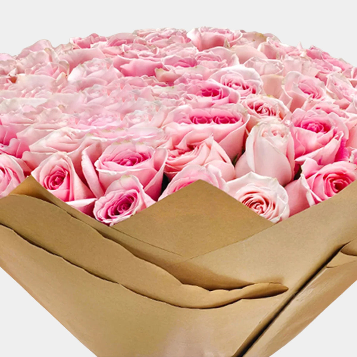 Bouquet of 100 Pink Roses