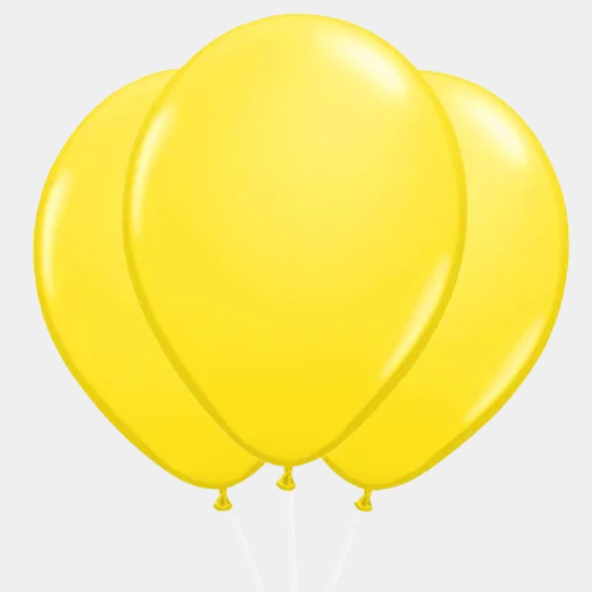 Classic 3pcs Yellow Party Balloons