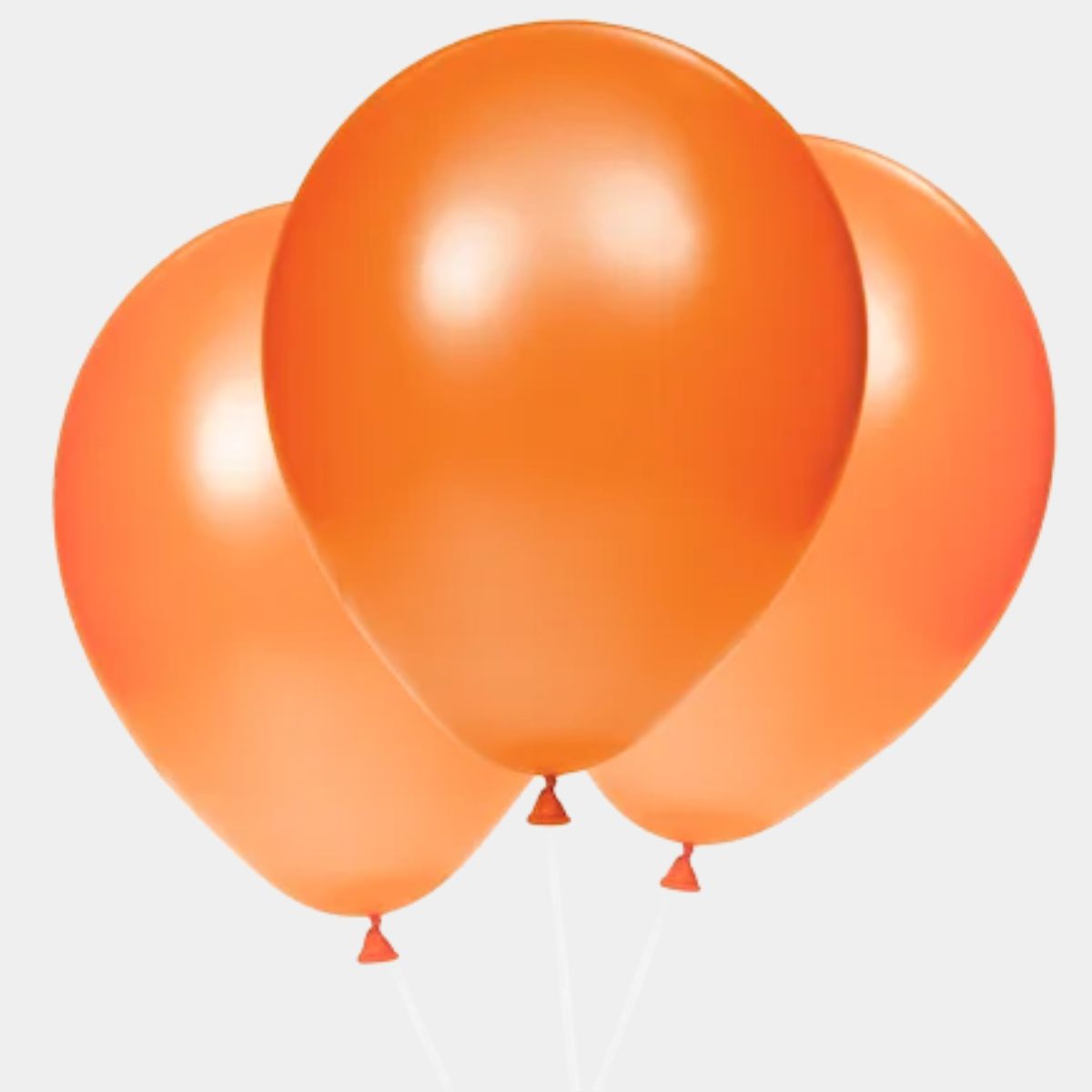 Classic 3pcs Orange Party Balloons