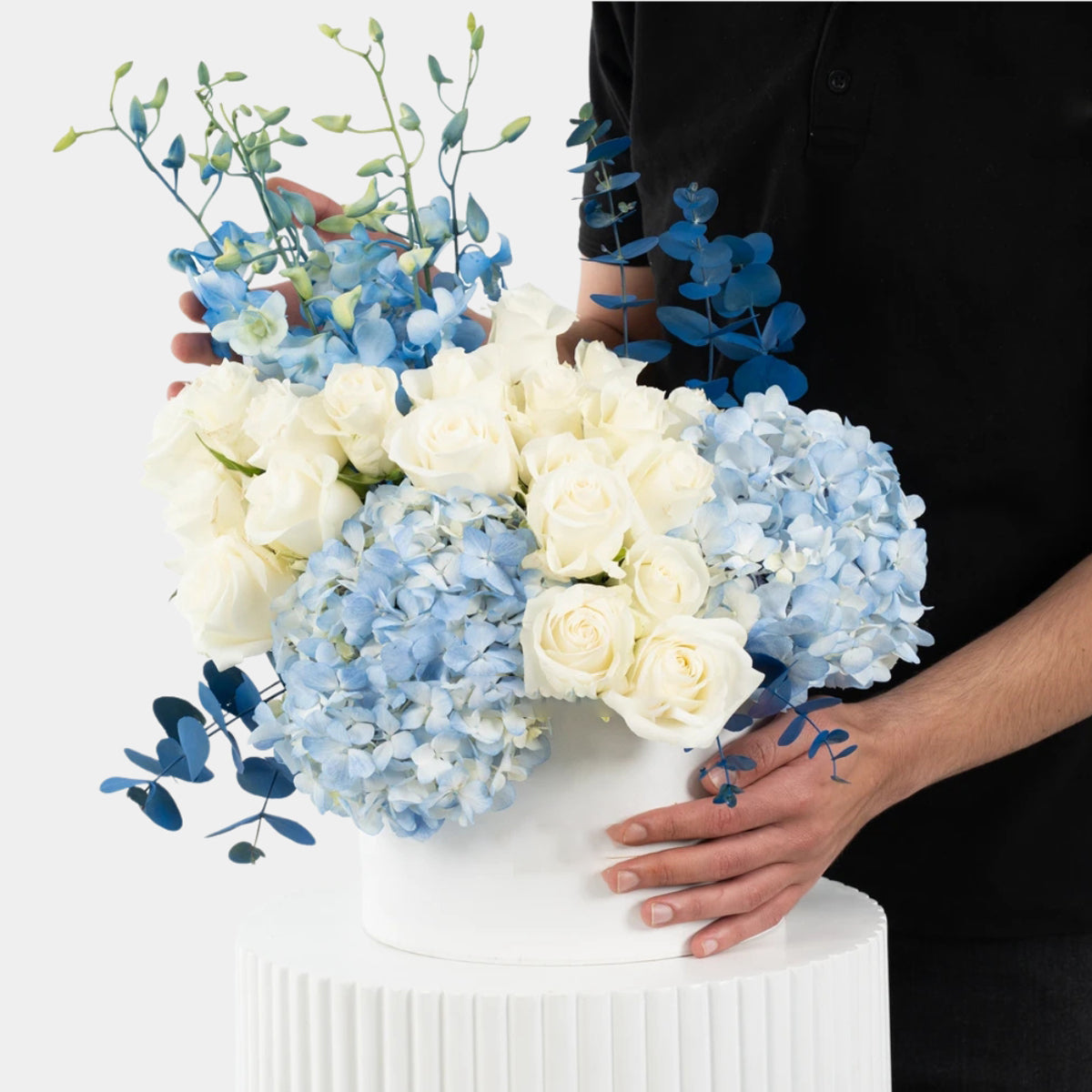 Blue Elegance Flower Box