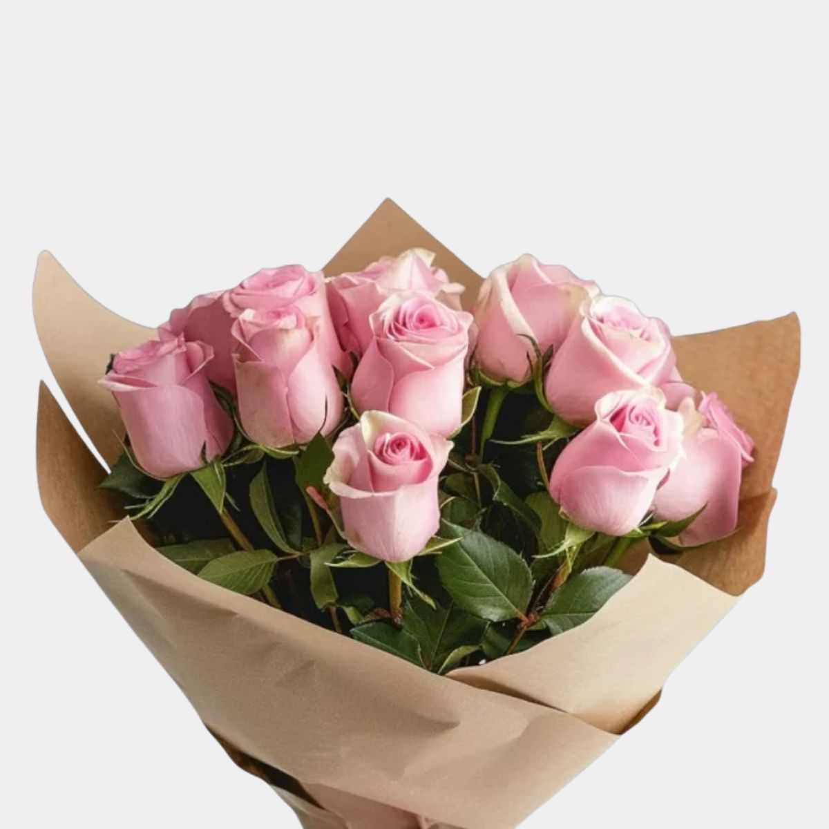 Fresh Pink Roses Bouquet
