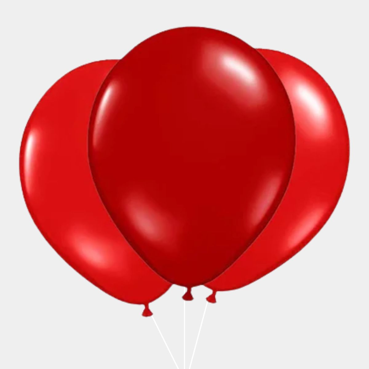 Classic 3pcs Red Party Balloons
