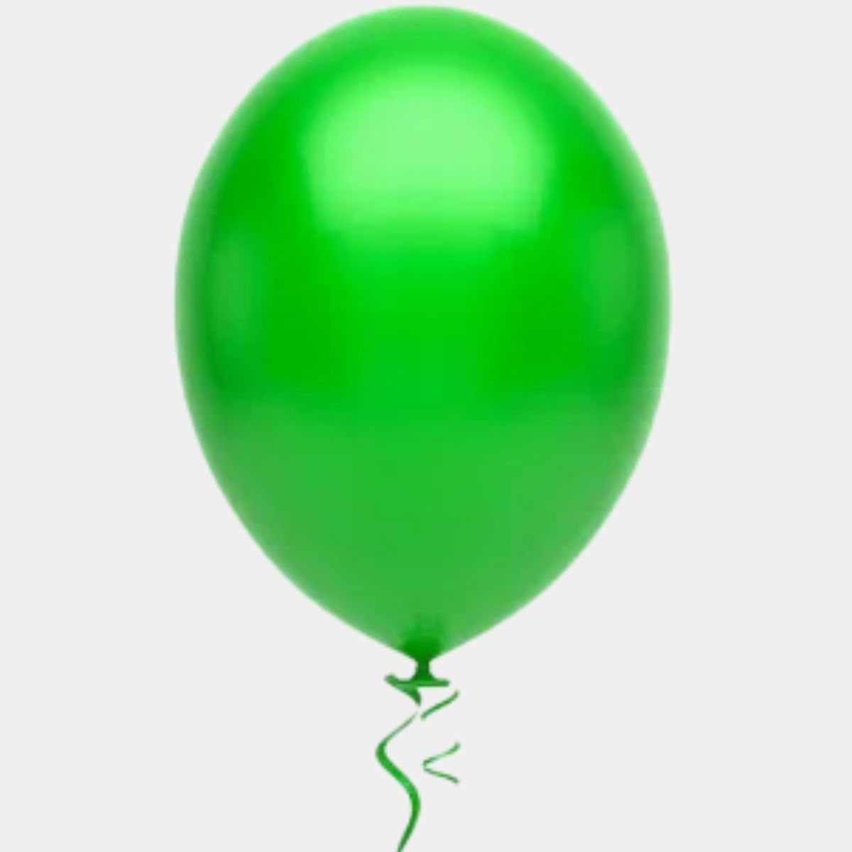 Green Helium Balloon