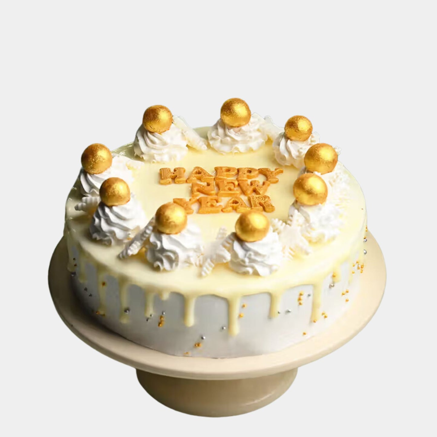 كعكة احتفالات رأس السنة الجديدة