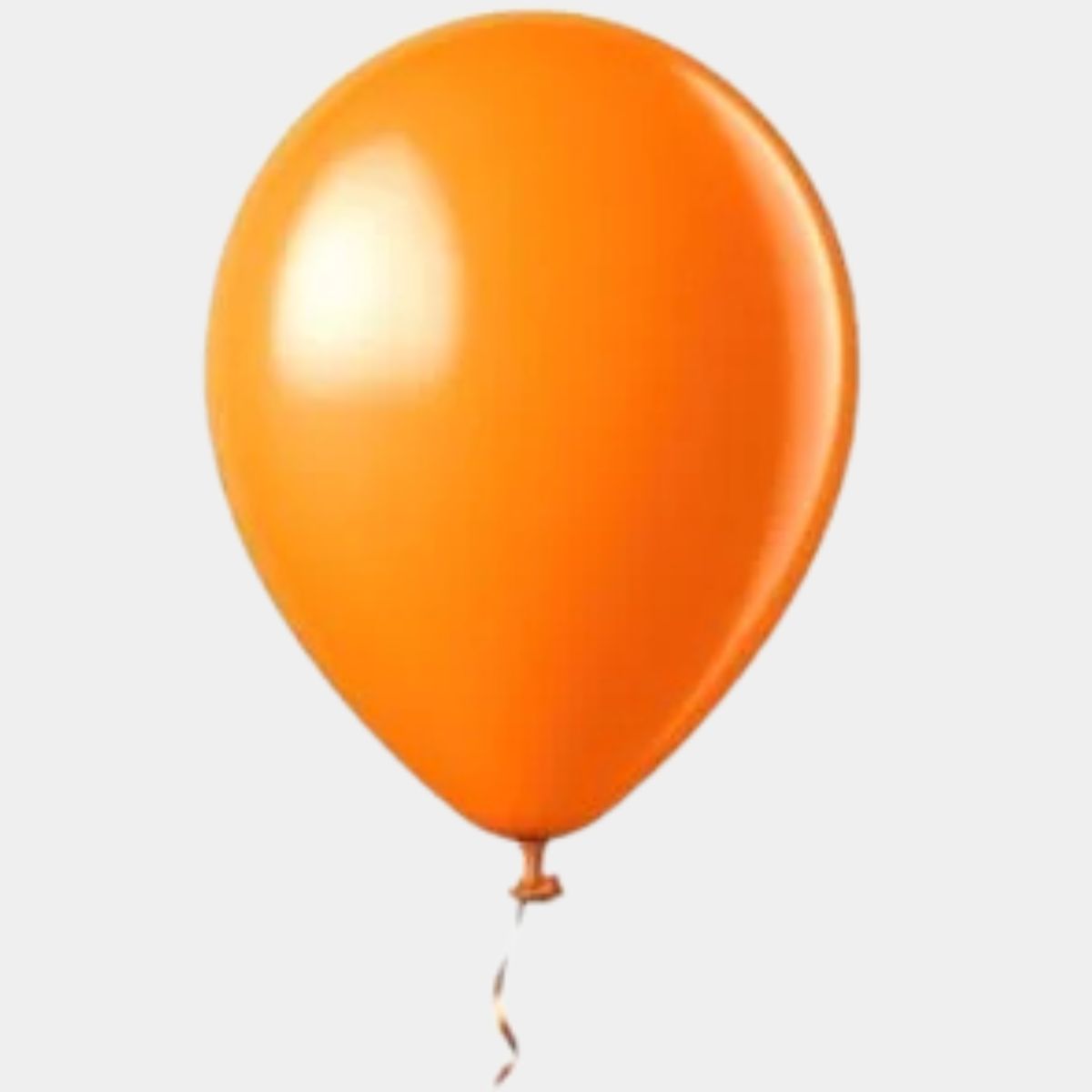 Orange Helium Balloon