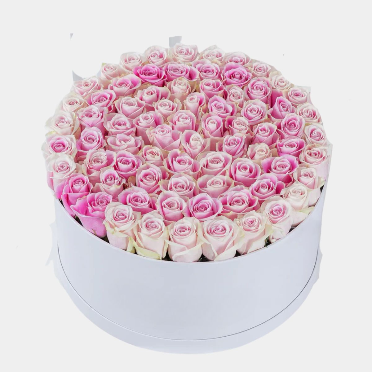 Pink Roses Flower Box
