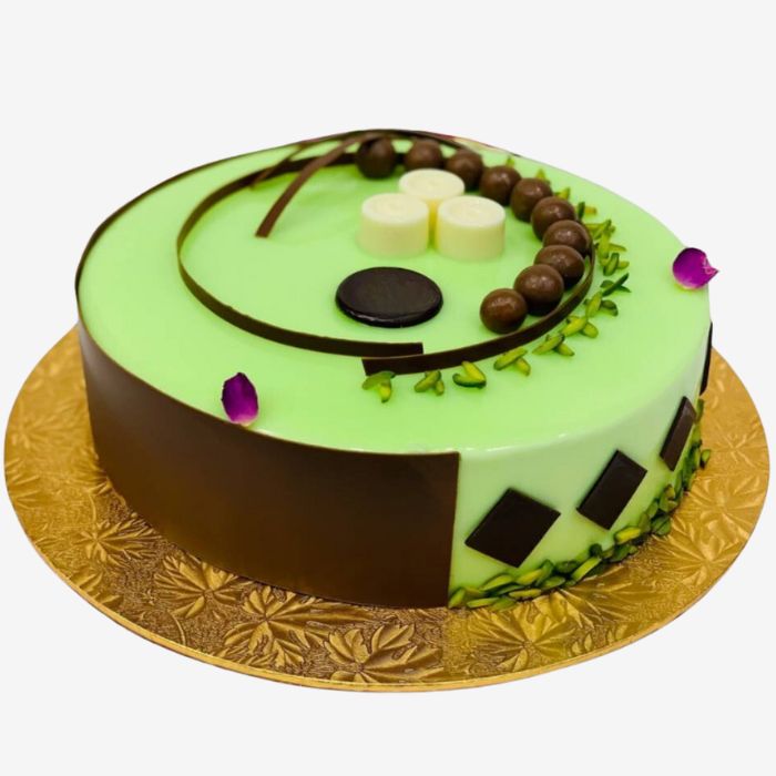 كعكة زهرة الفستق