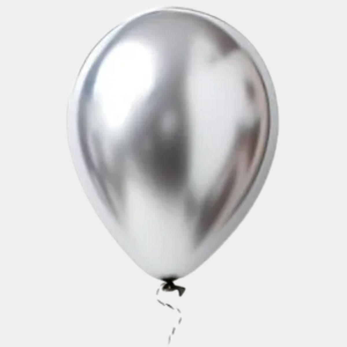 Silver Helium Balloon