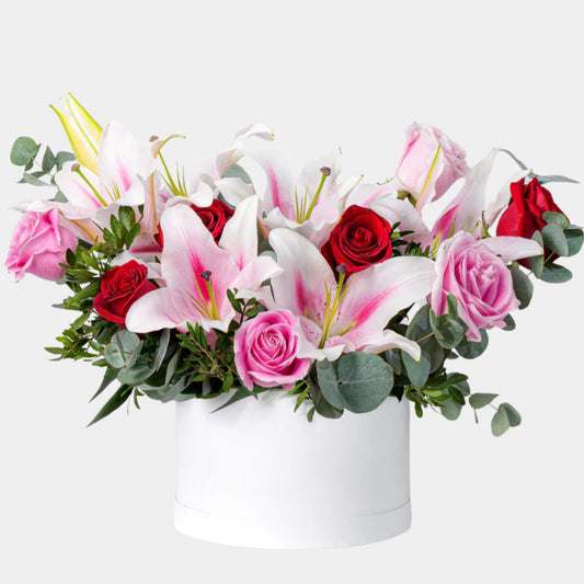 Wonderfully Pink Flower Box