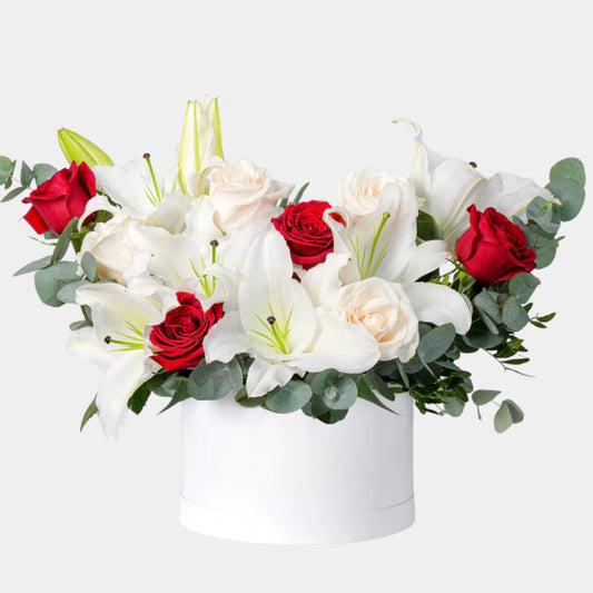 Wonderfully White Flower Box