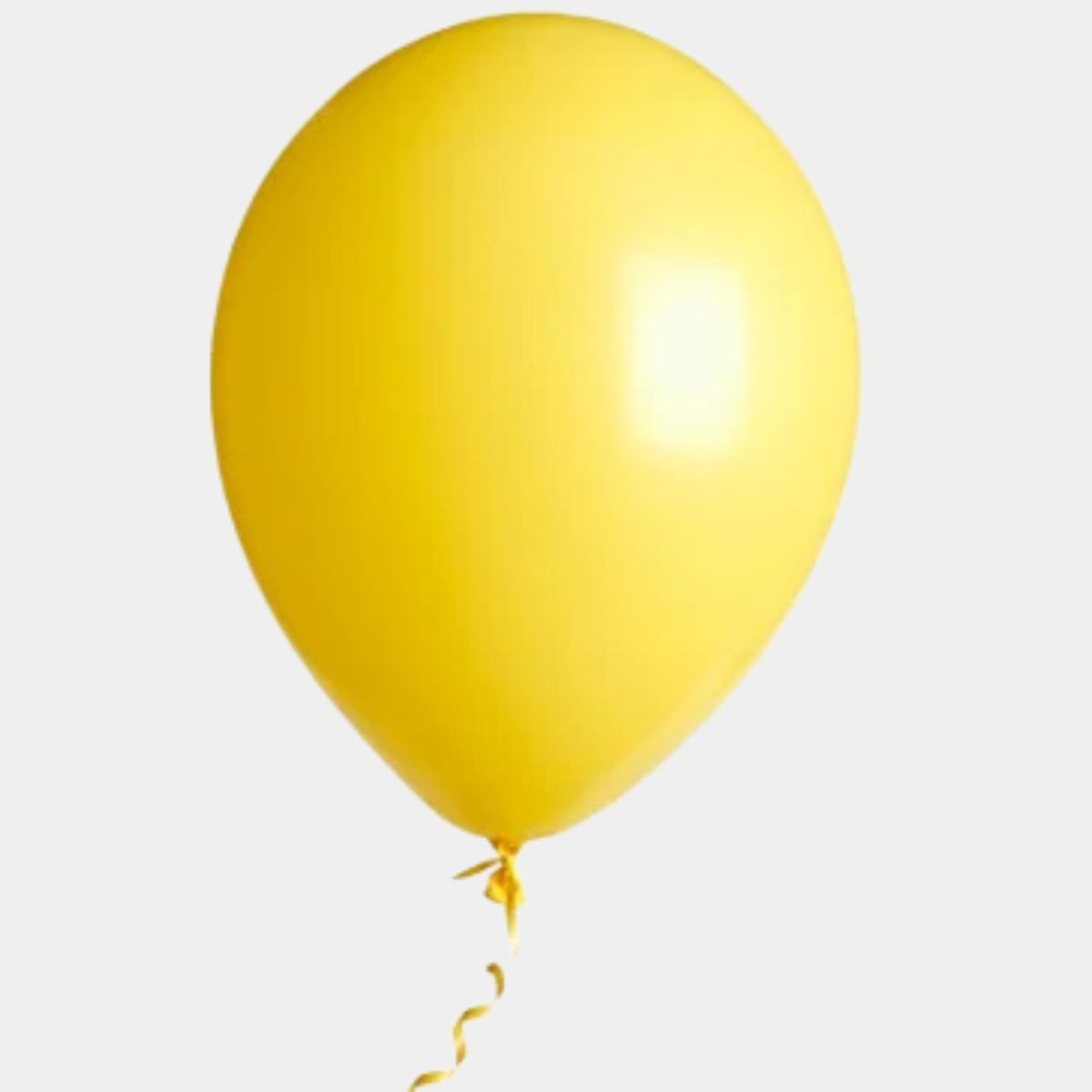 Yellow Helium Balloon