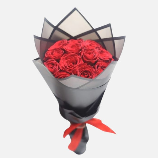 10 Red Roses Bouquet