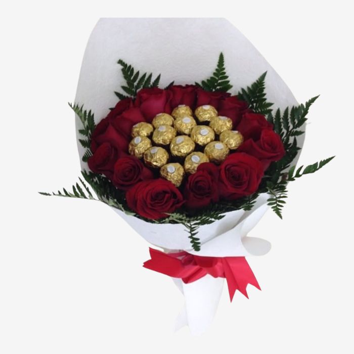 Red Roses Chocolate Bouquet