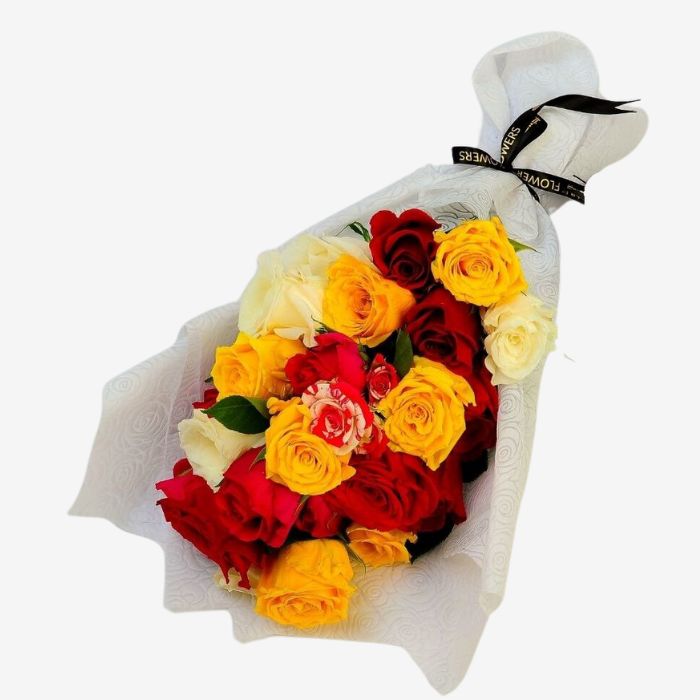 20 Mixed Roses