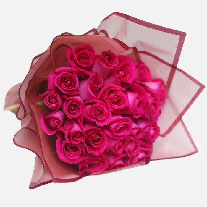 25 Pink Roses