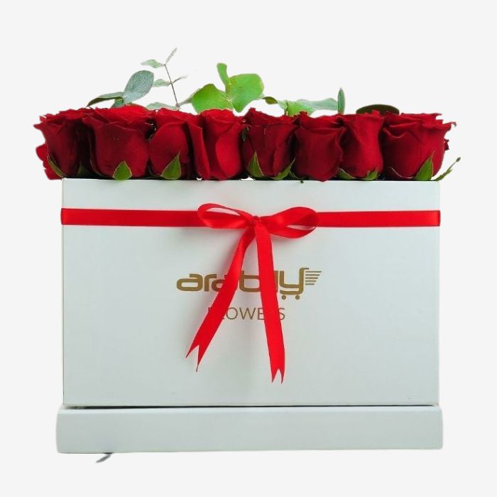 25 Red Roses with Belgian Chocolates