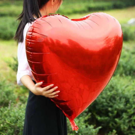Red Heart Balloon - 32 Inch
