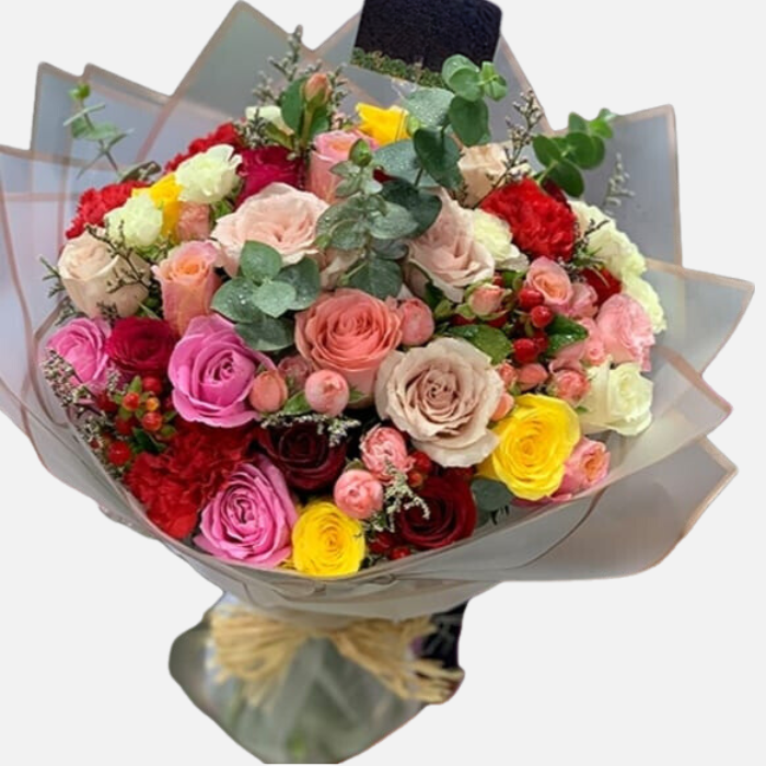 35 Mixed Roses Bouquet