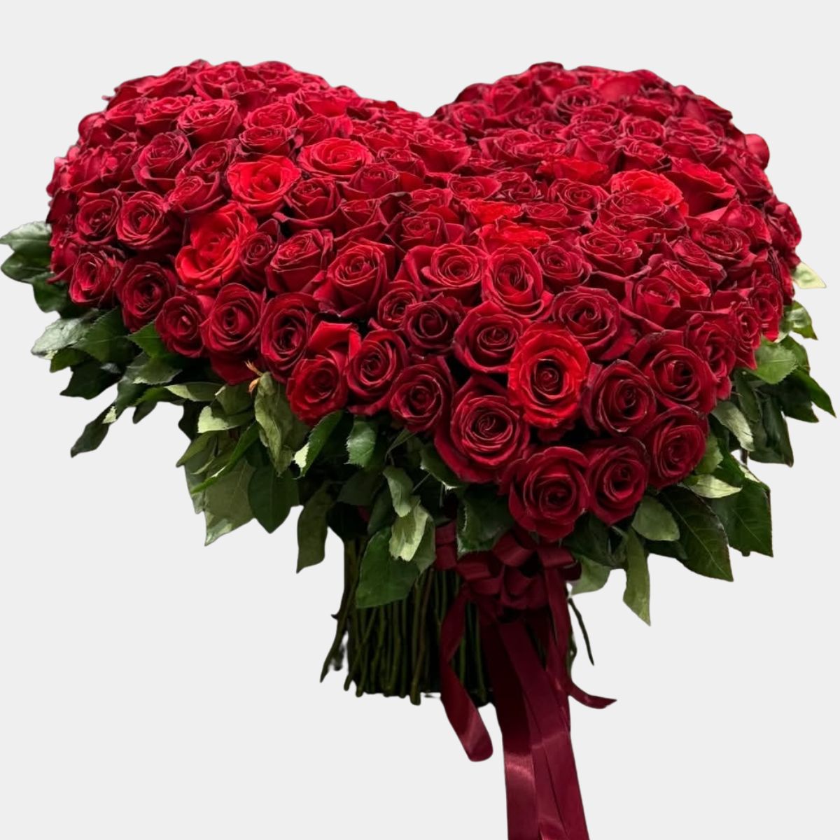 3D - 125 Roses Heart Shape