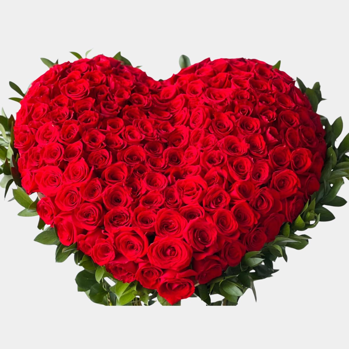 3D - 250 Roses Heart Shape