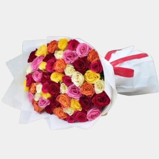 40 Mixed Roses Bouquet