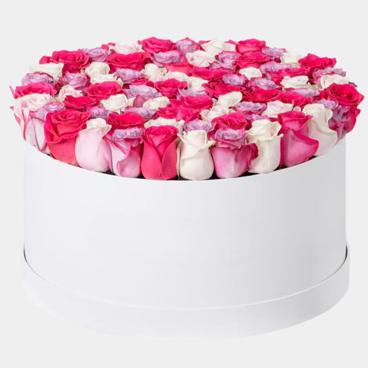 Blush Roses Flower Box