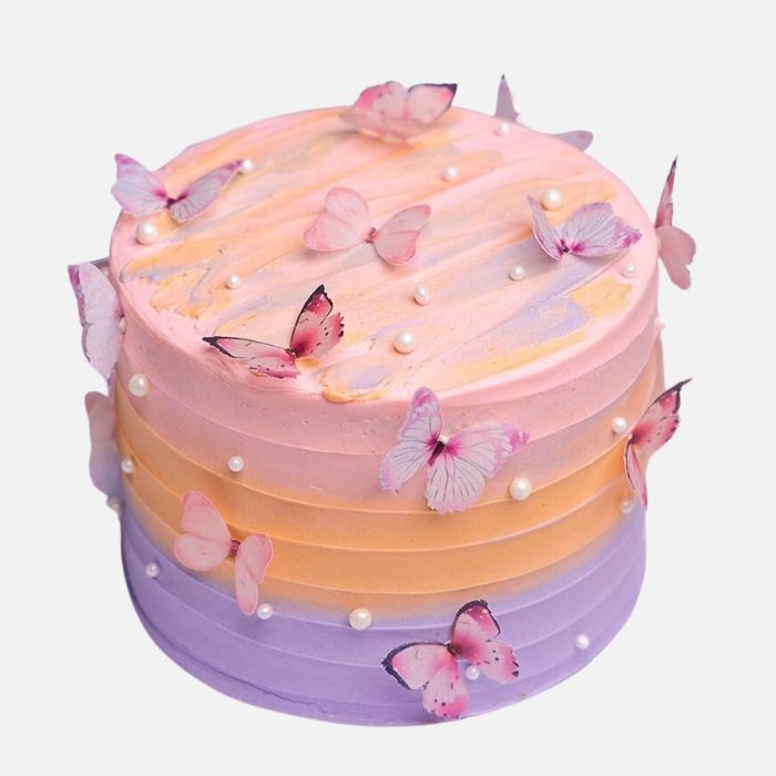 Butterfly Theme Cake