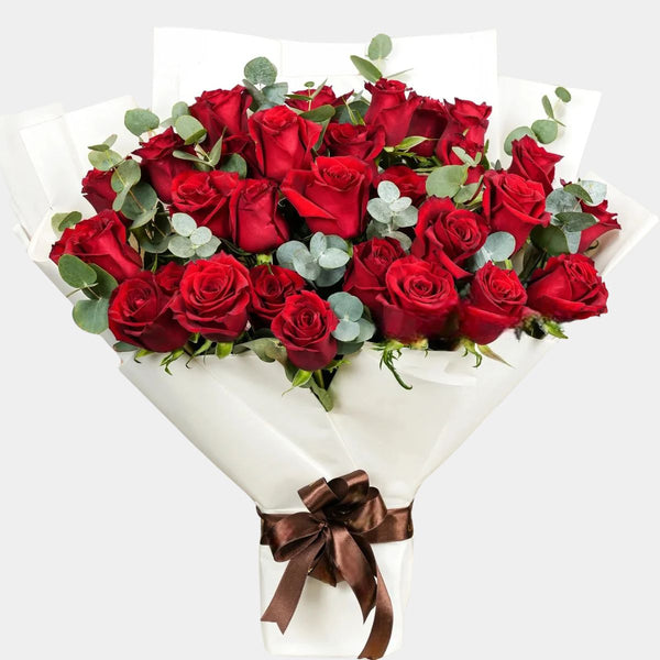 Charming Red Roses Bouquet | FloraKuwait.com