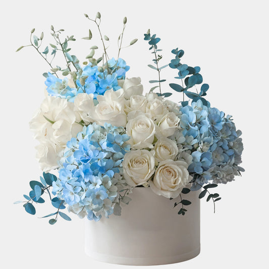 Blue Elegance Flower Box