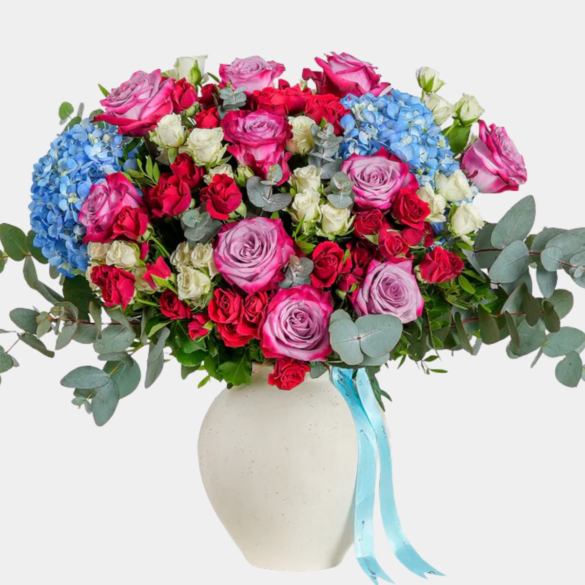 مزهرية فلورا الزرقاء