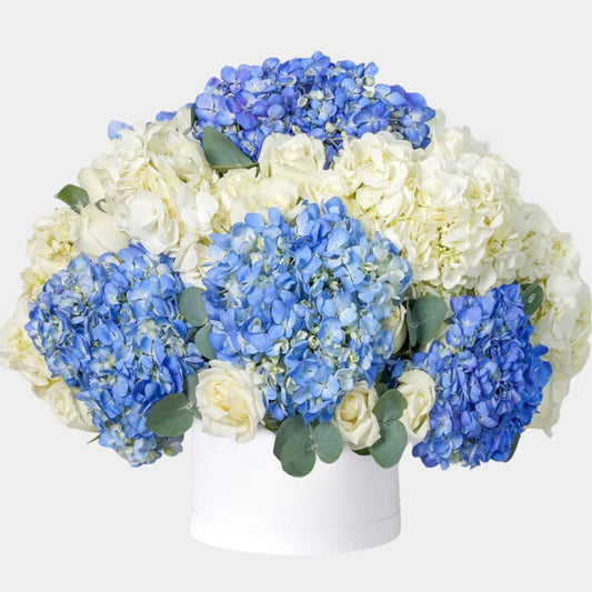 Gorgeous Blues Flower Box