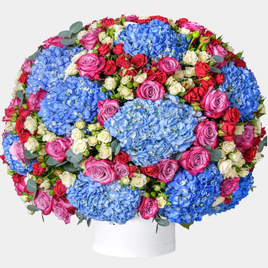 Luxury Blue Flower Box