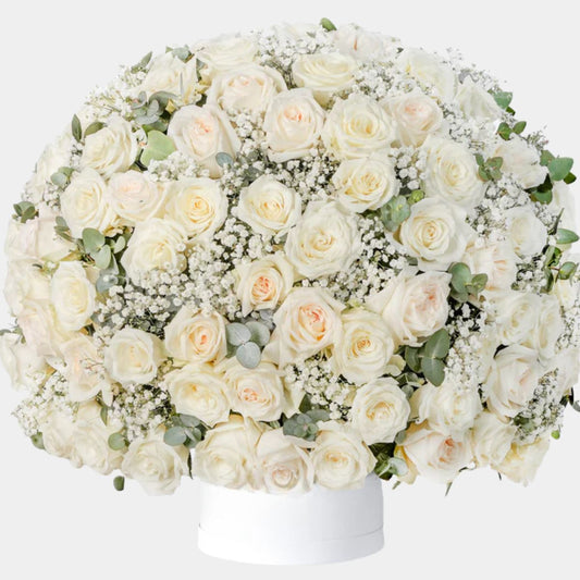 Luxury Perfect White Flower Box