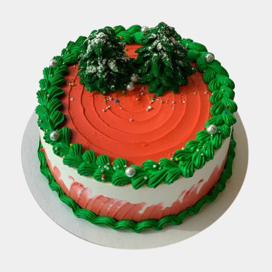 Christmas Tree Cake