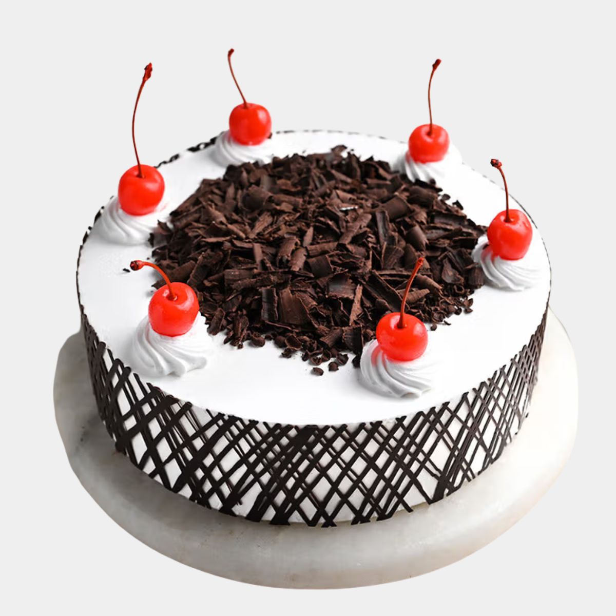 Mix Roses and Black Forest Cake