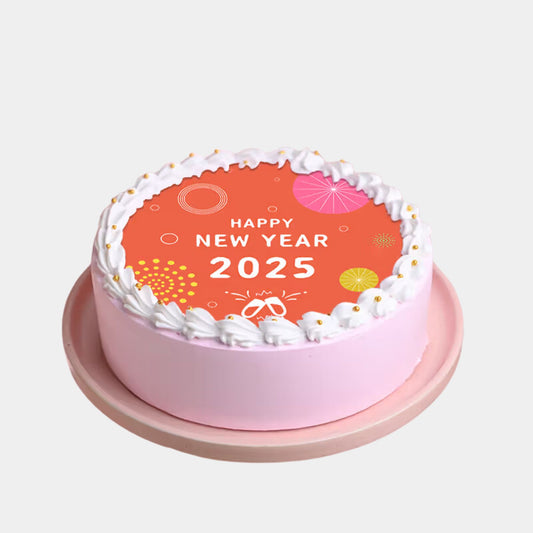 New Year Poster Cake