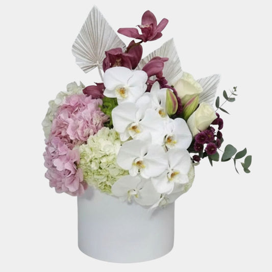 Orchid & Hydrangea Luxury Flower Box