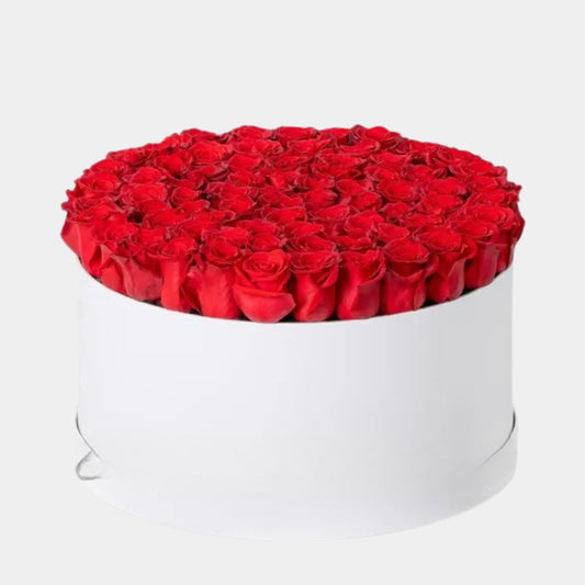 Red Roses Flower Box