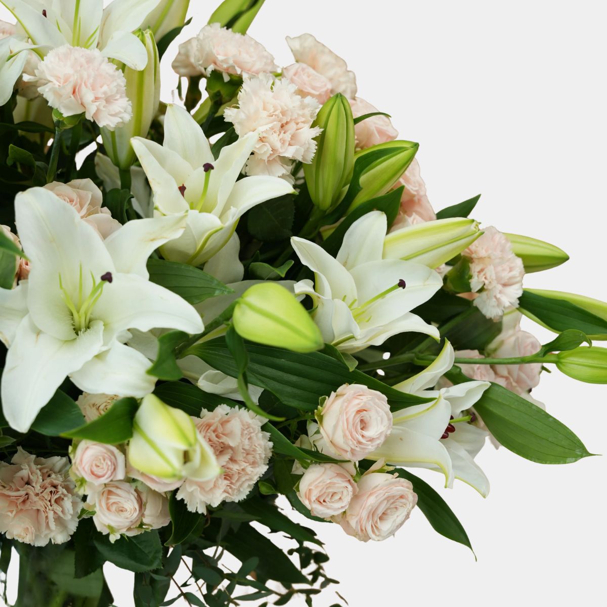Pink & White Vase Arrangement