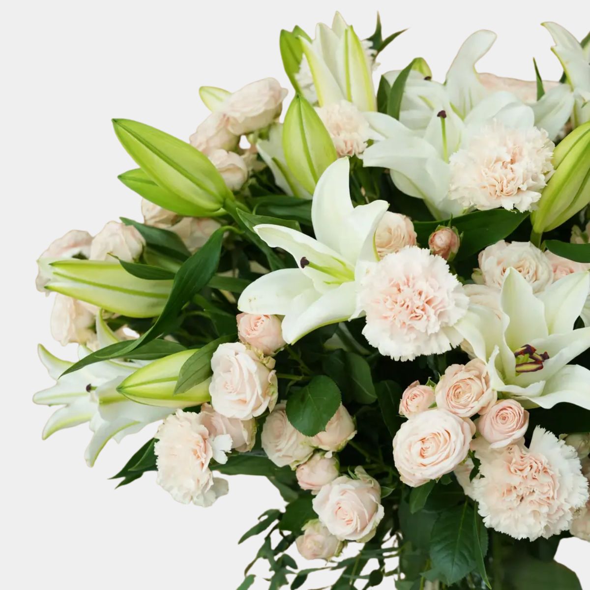 Pink & White Vase Arrangement