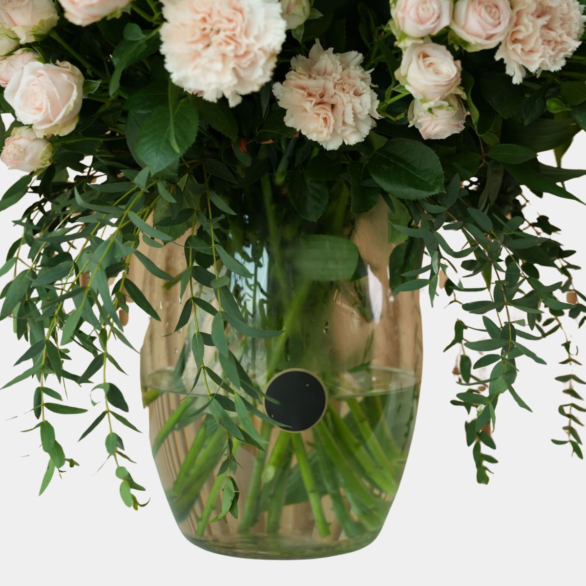 Pink & White Vase Arrangement
