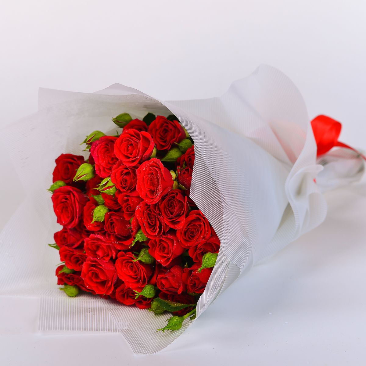 Red Baby Roses Bouquet