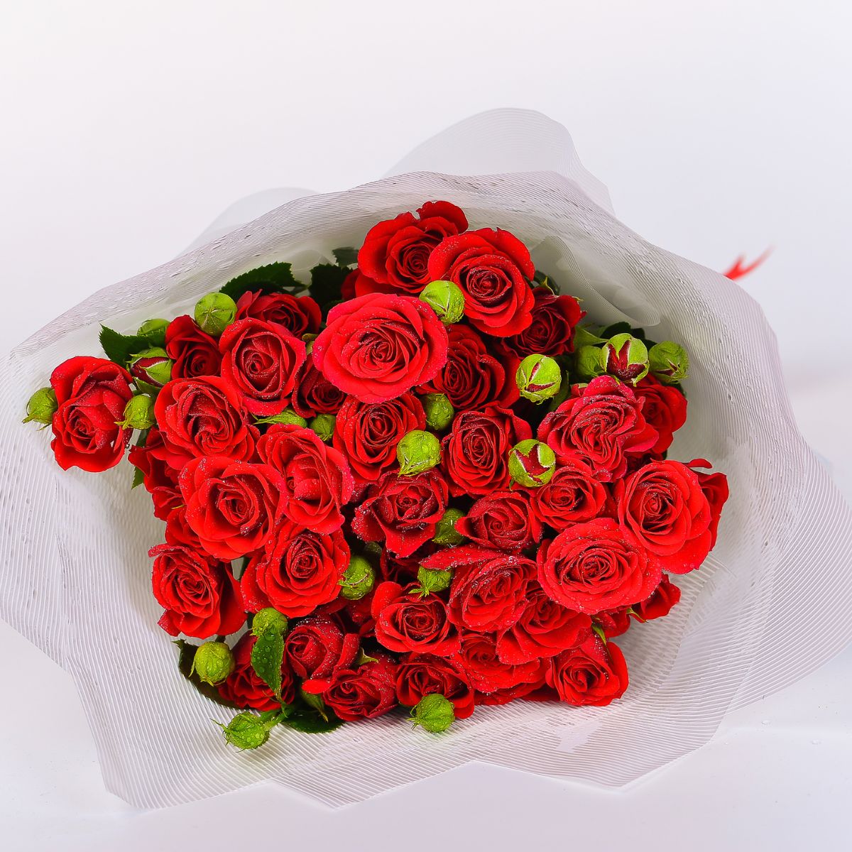 Red Baby Roses Bouquet