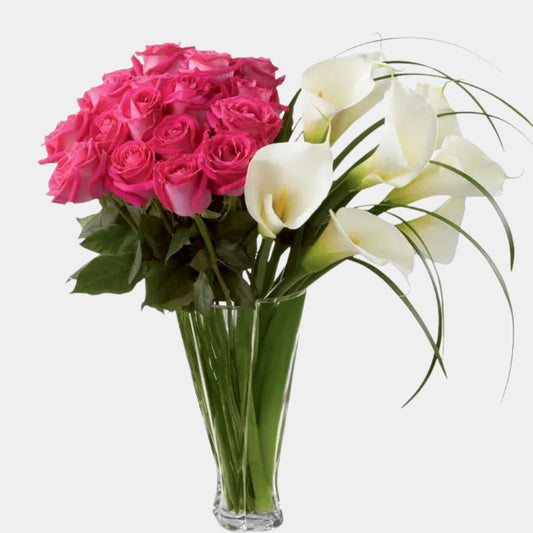 Rose & Calla Lily Wonderland