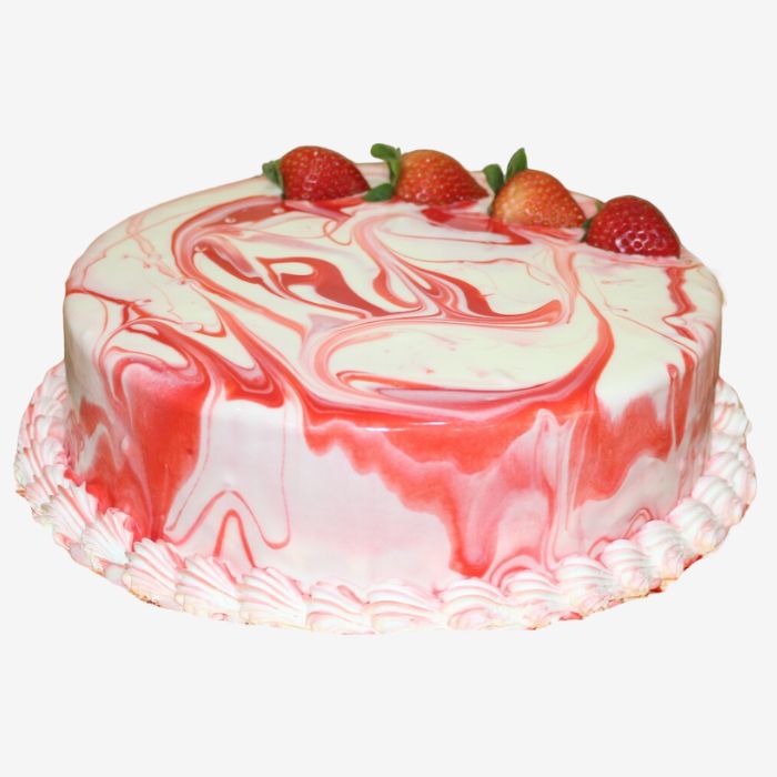 Strawberry Marble Cake