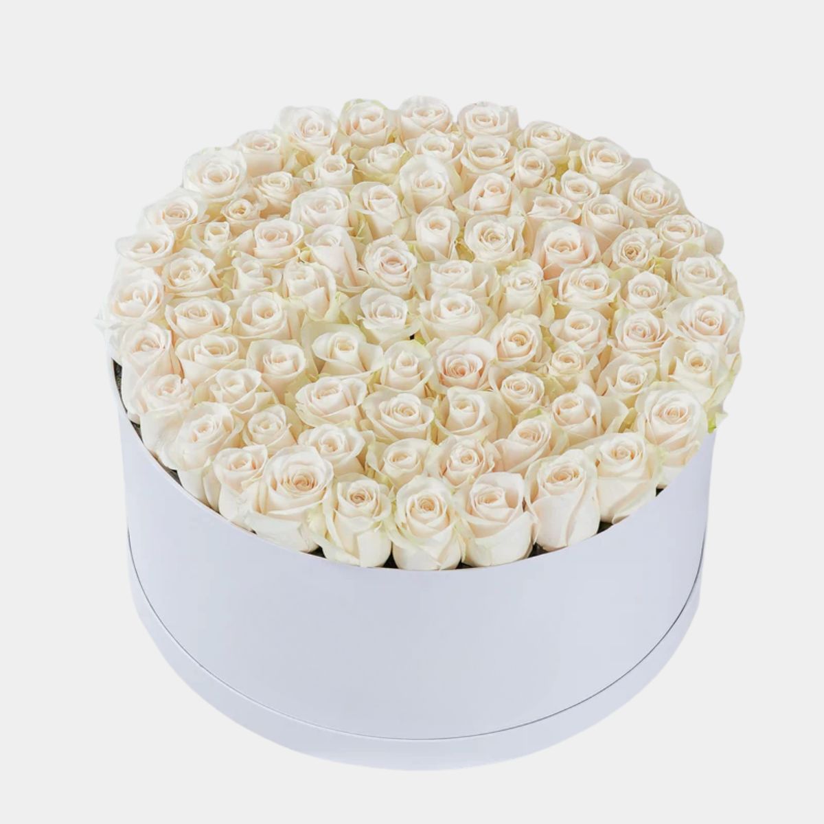White Roses Flower Box