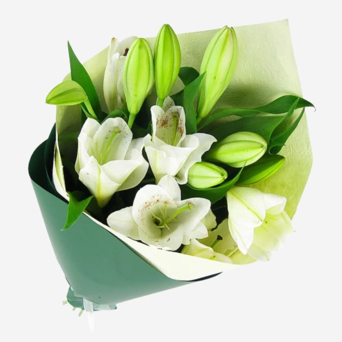 White Lily Bunch